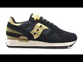 Scarpe Saucony Originals Shadow da donna nere e oro SKU #S1108-721