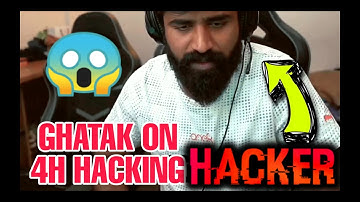 GHATAK ON4 HEROES HACKING MATTER | 4H HACKERS | 4H BGMI HACKING MATTER |