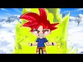 Goku turns ssjb against broly - (Gacha Life)