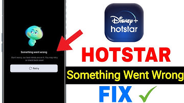 How to Fix Hotstar something went wrong please try again || Hotstar not working problem solve 2025