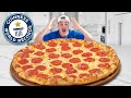 I Made The Worlds BIGGEST Pizza!!