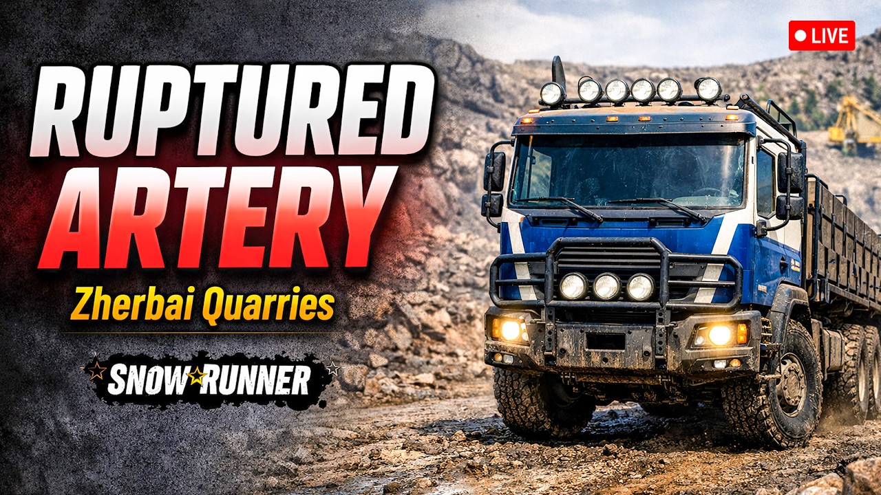 Ruptured Artery | Zherbai Quarries | SnowRunner