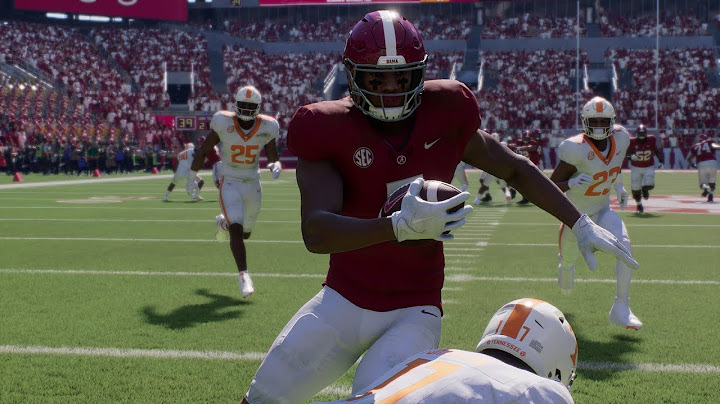 College Football 25 Gameplay - Alabama vs Tennessee - Full Game (PS5)
