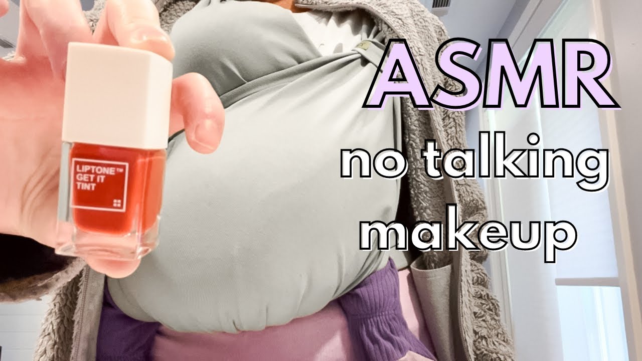 Doing your ASMR makeup in 2 minutes | mouth sounds, no talking
