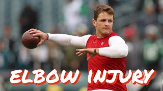 49ers QB Brock Purdy Leaves the NFC Championship Game with an Elbow Injury