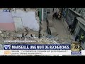 À Marseille, un drone filme les dégâts après l'effondrement de deux immeubles