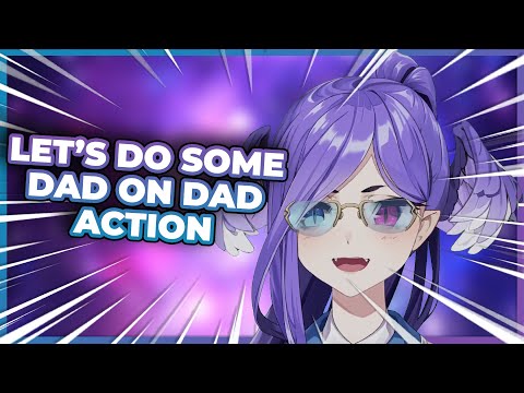 Selen doing some dad on dad action?😳 [ NIJISANJI | Selen Tatsuki ]