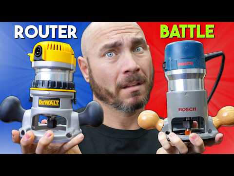 DeWALT vs Bosch Routers - Which Woodworking Tool is Best?