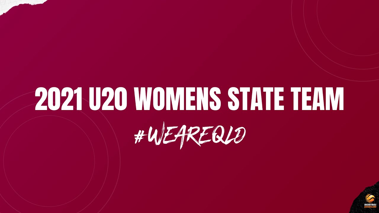 2021 U20 Basketball Queensland Womens Team