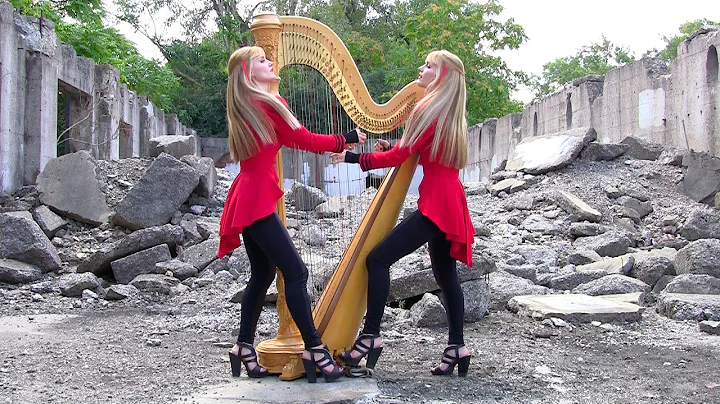 METALLICA One - 2 Girls 1 Harp (Harp Twins) HARP M...