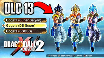 *NEW* DLC PACK 13 UPDATED GOGETA FORMS? - Dragon Ball Xenoverse 2 Legendary Pack 2 Custom Characters