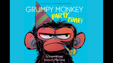 Kids Books Read Aloud | Grumpy Monkey Party Time! #asmr #learn #books