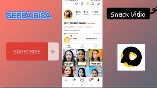 Cara mengganti nama profil Snack Vidio menjadi lebih keren