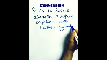 paise to rupees #maths #viral #shorts