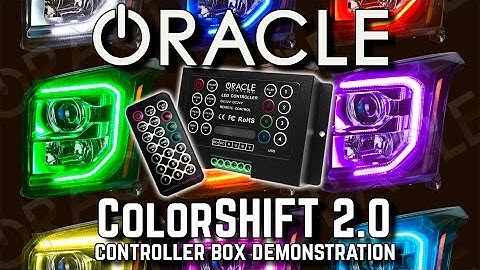 ORACLE ColorSHIFT 2.0 Controller Box DEMO - Patterns, Modes, Order