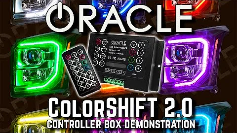 ORACLE ColorSHIFT 2.0 Controller Box DEMO - Patterns, Modes, Order