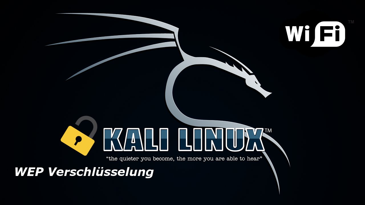 KALI LINUX WLAN Mit WEP Verschl sselung Knacken testen YouTube