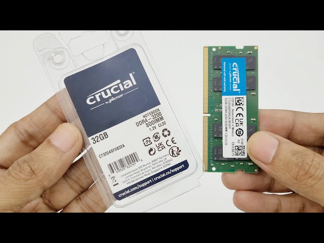 Crucial 32GB RAM (3200MHz - DDR4) - RAM Upgrade