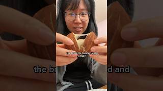 trying the viral korean chestnut bread #viralfood