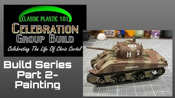 Tamiya 1/48 M4 Sherman Tank Part 2 (Painting the model)