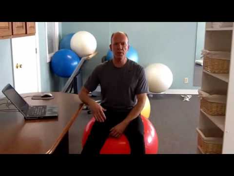 How To Use An Exercise Ball Chair Plus Standing Desk Tips Youtube
