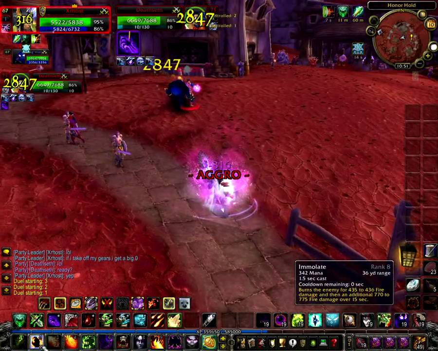 Duel: 75DK Barely Geared vs 67 lock