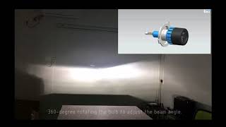 How to adjust beam angle of OEDRO H4 LED Headlight