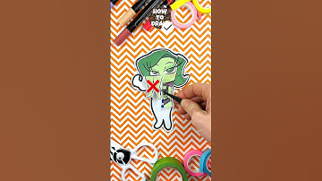 Try to Solve Paper Craft Impossible Puzzle with Disgust by Inside Out #insideout #disgust #puzzle