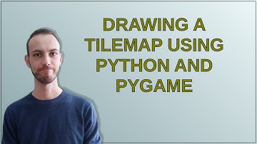 Drawing a tilemap using python and pygame