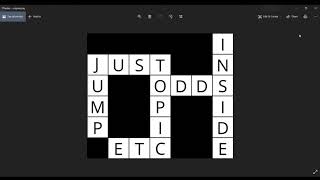 CS50 AI 2020 - CROSSWORD