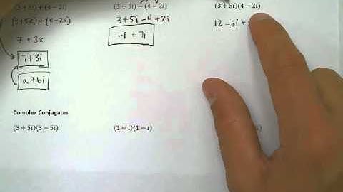 Lesson 1.3 Video 9 - Adding, Subtracting, and Multiplying Complex Numbers