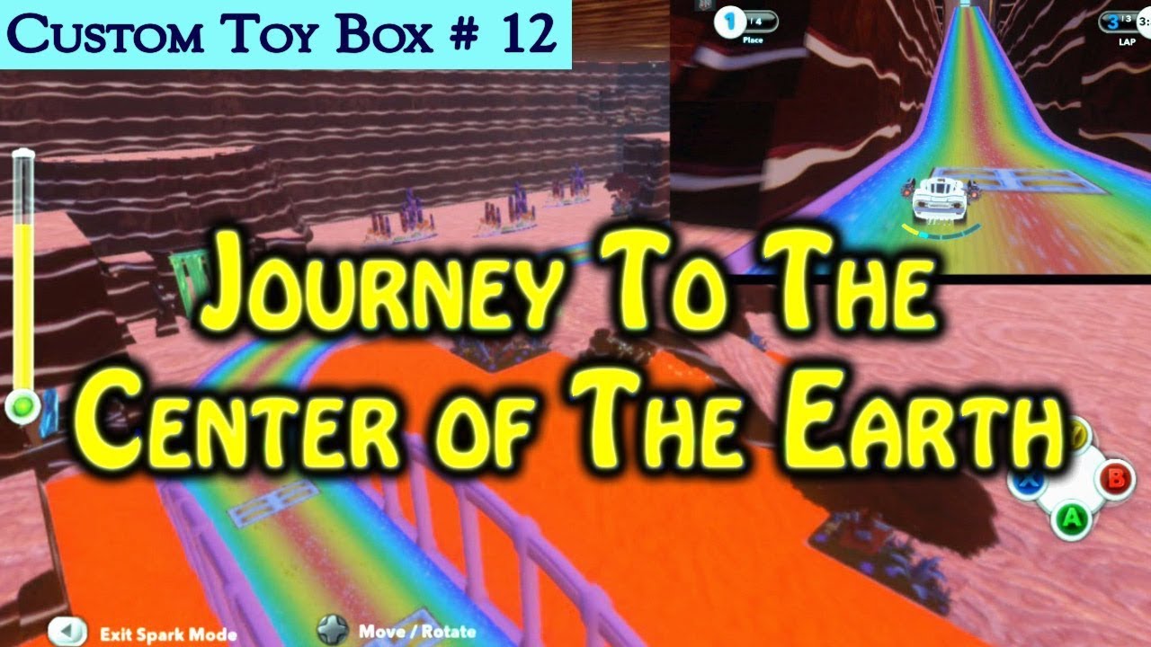 Disney Infinity Custom Toy Box Race Track - Journey To The Center Of ...