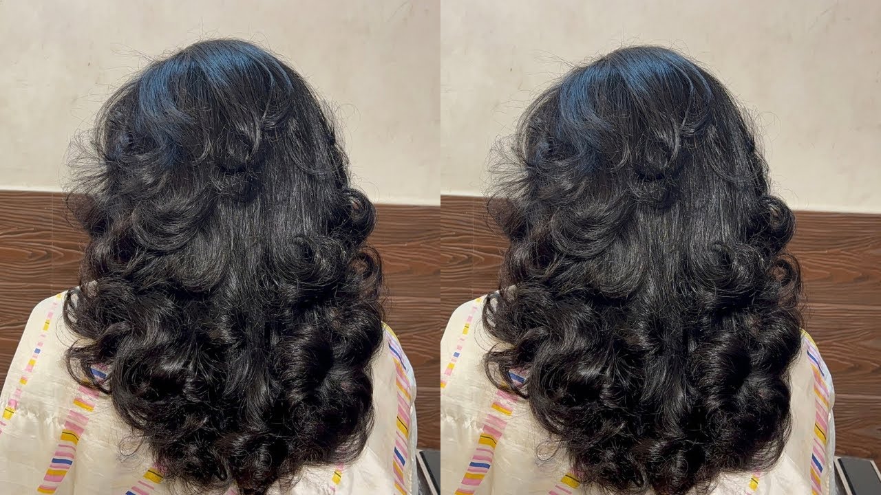 खुद से अपने haircut कैसे करे वो भी बिलकुल आसान तरीके से/self layer cutting for long hair at home …