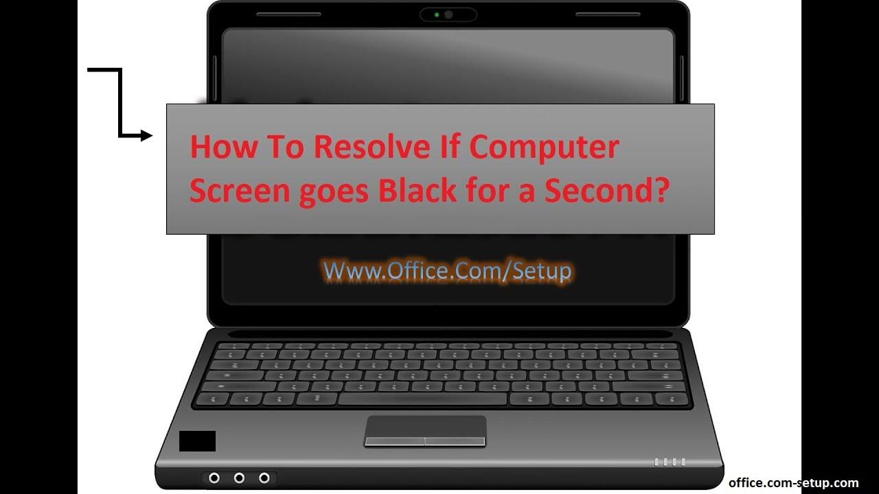 how-to-resolve-if-computer-screen-goes-black-for-a-second-youtube