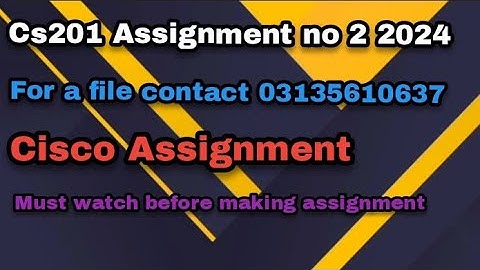 CS201 Assignment 2 Solution 2024 || CS201 assignment 2 2024 #cs201 @zeeshaninstitute