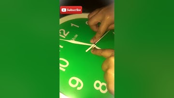 HOW TO TIGHTEN CLOCK HANDS