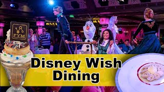 Disney Wish Restaurants - Review and Full Menus