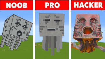 NOOB VS PRO VS HACKER Minecraft Pixel art✨Ghast