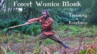 Forest Warrior Monk Training  Staff Martial Arts, Archery, Fitness & Focus