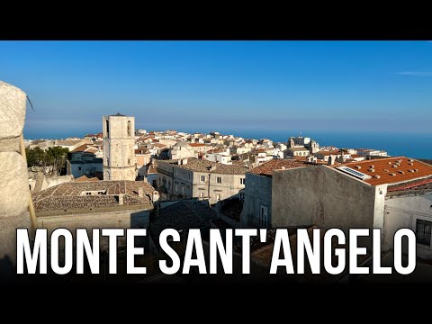 Monte Sant’Angelo, Italy Walking Tour - 4k - with Captions! Apulia 🇮🇹 Gargano