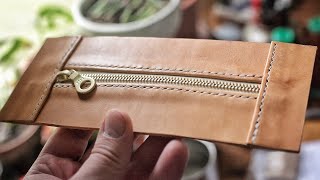 The Fancy Way to Install a Leather Zipper