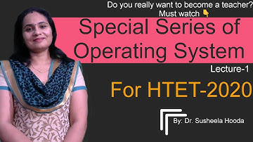 Lec 0: Detailed discussion on syllabus of operating system for HTET PGT computer science|DSSSB TGT