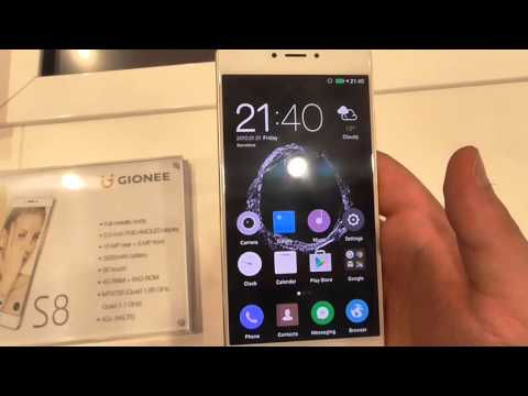 Gionee S8 Hands on Review @MWC 16 [Greek]