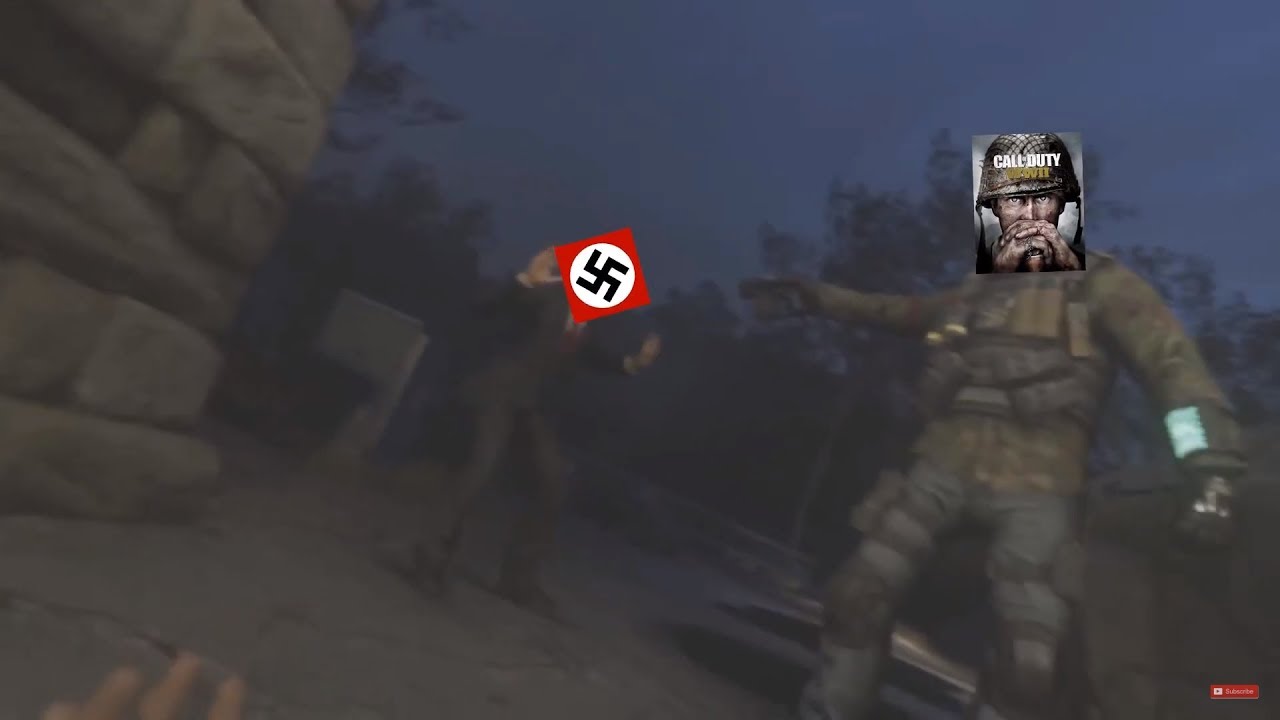 The COD:WWII Swastika Situation in a nutshell. - YouTube