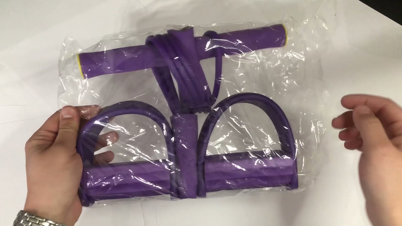 Видео обзор: Тренажер для фитнеса Pull Reducer. Цвет: фиолетовый