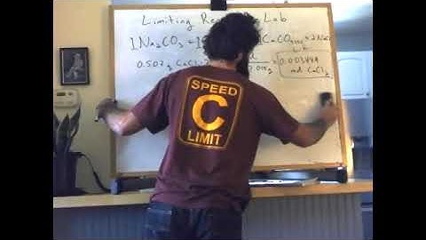 Limiting Reactant Lab Recitation