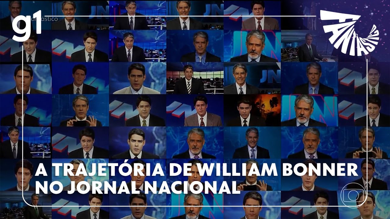 Da estreia ao último boa noite: relembre trajetória de William Bonner no Jornal Nacional