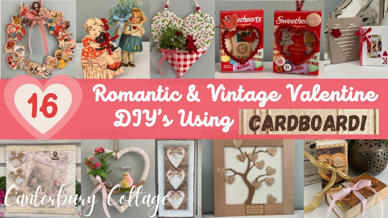 2 Vintage Valentines Day Cards Vintage Valentines Day Decor