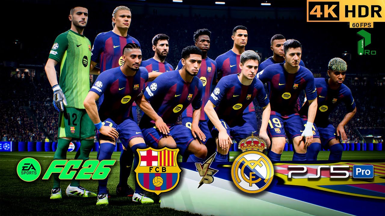 El Clásico Barcelona Dream Team vs Real Madrid 🔥 Super Cup Final | FC ...