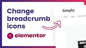 👉 How to ADD customized BREADCRUMB ICONS in Woocommerce and Elementor ✅  WordPress Site in 2021